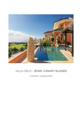 Villa Cielo - Spain, Canary Islands