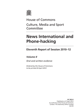 News International and Phone-Hacking