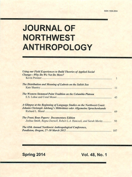 Journal of Northwest Anthropology