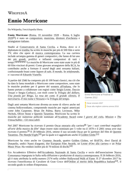 Ennio Morricone