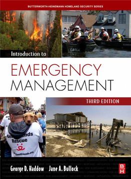 Introduction to Emergency Management, Third Edition (Homeland Security Series)