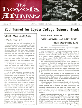 Sod Turned for Loyola College Science Block