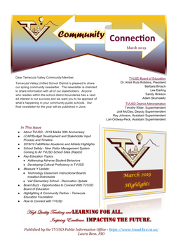 Community Connection March 2019