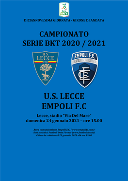 U.S. Lecce Empoli F.C