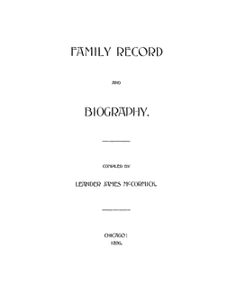 FAMILY RECORD BIOG Rapl1y