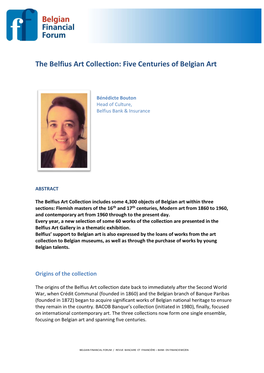 The Belfius Art Collection: Five Centuries of Belgian Art