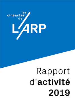 Rapport D'activité 2019