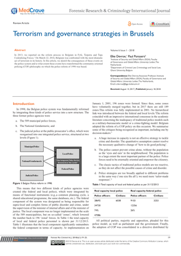 Terrorism and Governance Strategies in Brussels