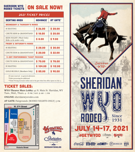 2021 WYO Rodeo Brochure