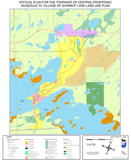 Official Plan for the Township of Central Frontenac Schedule 'A1 Village of Sharbot Lake Land Use Plan