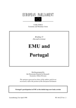 EMU and Portugal