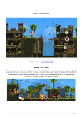 Broforce Keygen Download