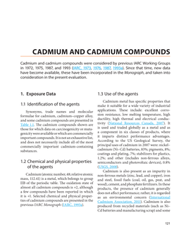 Cadmium and Cadmium Compounds