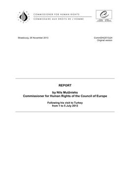 REPORT by Nils Muižnieks Commissioner for Human Rights of the Council of Europe