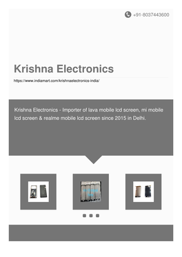 Krishna Electronics