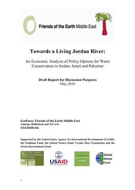 Towards a Living Jordan River