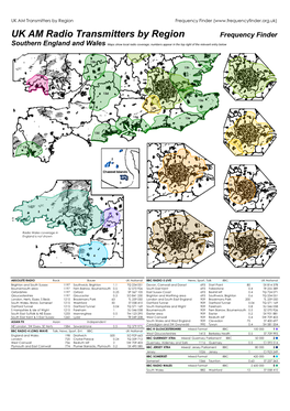 AM Transmitters by Region Frequency Finder (