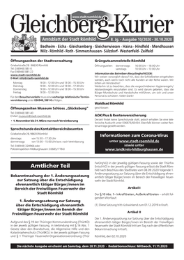 Amtsblatt Der Stadt Römhild 8