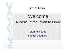 Intro to Linux