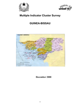 Multiple Indicator Cluster Survey GUINEA-BISSAU