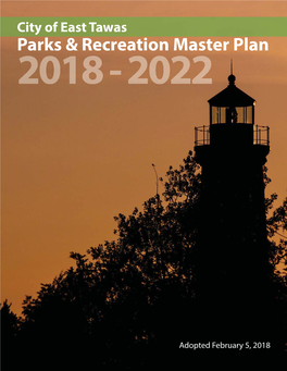 East Tawas Recreation Plan.Indd