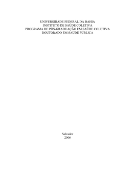 Um Estudo Em Três Capitais Brasileiras Greice Maria De Souza Menezes