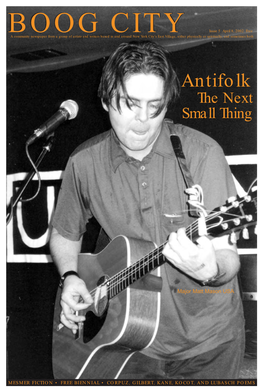 Antifolk the Next Small Thing