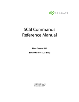 SCSI Commands Reference Manual