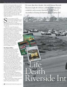 Life and Death of Riverside International Raceway Part 2