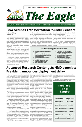 CSA Outlines Transformation to SMDC Leaders by Rhonda K