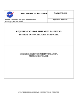 Nasa-Std-5020