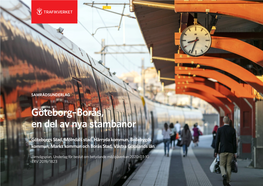 Göteborg–Borås, En Del Av Nya Stambanor