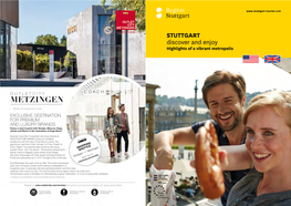 STUTTGART Discover and Enjoy Highlights of a Vibrant Metropolis Our Services