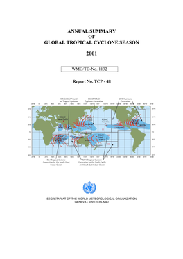 Annual Summary of Global Tropical Cyclone Season 2001