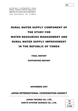 5. Survey for Water Supply Facilities Planning 5.1 Topographic Surveying .………………………………………………..……