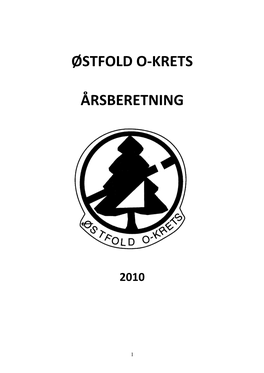 Østfold O-Krets Årsberetning