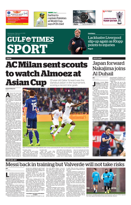 AC Milan Sent Scouts to Watch Almoez at Asian