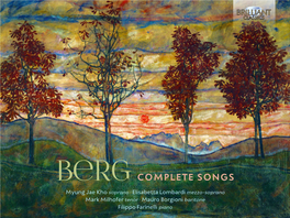 Berg COMPLETE SONGS