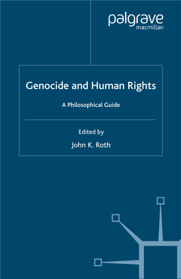 Genocide and Human Rights