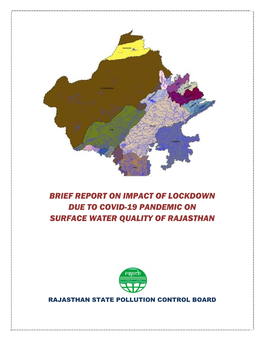 Brief Report on Impact of Lockdown Due to Covid-19 Pandemic on Surface Water Quality of Rajasthan