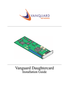 Vanguard Daughter Card