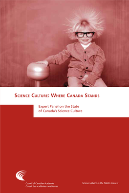 Science Culture: Where Canada Stands