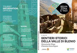 Sentieri Storici Della Valle Di Blenio