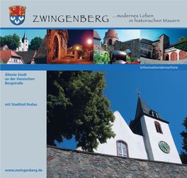 Bürger-Informationsbroschüre Der Stadt Zwingenberg
