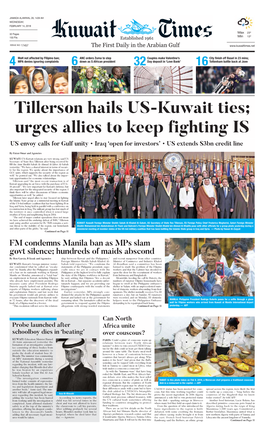 Kuwaittimes 14-2-2018.Qxp Layout 1