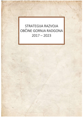 Strategija Razvoja Občine Gornja Radgona 2017 – 2023