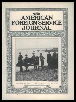 The Foreign Service Journal, February 1929