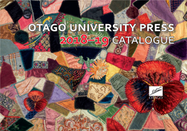 Otago University Press 2018–19 Catalogue