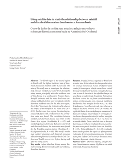 Using Satellite Data to Study the Relationship Between Rainfall And