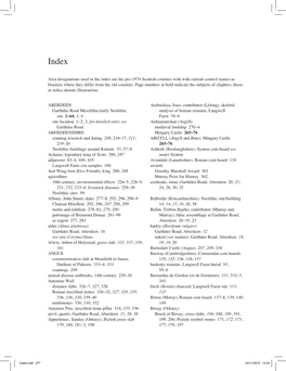 Area Designations Used in the Index Are the Pre-1974 Scottish Counties with with Current Council Names in Brackets Where They Differ from the Old Counties